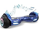 GeekMe Hoverboards 6,5 Zoll Dualmotorräder, Selbstausgleichende Hoverboards mit LED-Licht, Smart Bluetooth, Selbstausgleichendes System, Geschenke für Kinder