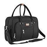 WELAVILA Wickeltasche für Baby – Mutter und Baby – Umstandstasche für Mädchen oder Jungen, umwandelbar, großes Fassungsvermögen mit isolierten Taschen und Wickelunterlage, mit Schultergurt, Schwarz