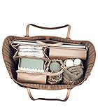 lilibell Classic Beige - Wickeltasche, Babytasche, Handtaschenorganizer, Taschenorganizer, Baginbag, wasserabweisend und waschbar, hygiensich, flexibel für Shopper/Rucksäcke Mommybag