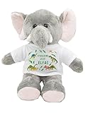 Kilala Elefant Kuscheltier für die Zuckertüte Schultüte mit Wunschname Topping für die Schultüte (T-Rex)