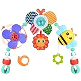 Gaethra Spielbogen für Wiege, sensorisches Spielzeug für Bienenbett, Bogen für Kinderwagen, Träger für sensorische Aktivität, faltbar, verstellbar, zum Tragen für Gorillas (A)