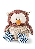 NICI Kuscheltier Eule Oscar 35 cm – naturgetreues Stofftier, Eule aus weichem Plüsch zum Kuscheln und Spielen, Plüschtier für Kinder & Erwachsene, 48968, tolle Geschenkidee, braun