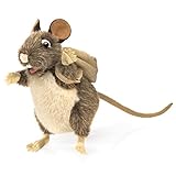 Folkmanis Pack Rat Hand Puppet, Braun, Beige