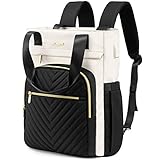 LOVEVOOK Laptop Rucksack Damen Elegant 15.6 Zoll 2 in 1 Handtasche Wasserdicht Schulrucksack Mädchen Teenager mit Laptopfach Backpack Women Casual Daypacks für Uni Schule Reise Arbeit