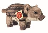 Teddy Hermann 90832 Wildschweinfrischling 22 cm, Kuscheltier, Plüschtier mit recycelter Füllung