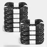 9 Stück Schwarz Nachfüllfolie für Windeleimer, Windeleimer Nachfüllkassetten, kompatibel mit Agelcare Litter locker Tommee Tippee Nachfüllkassette ﻿