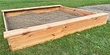 Loggyland Sandkasten aus naturbelassenem Massivholz 180x180cm