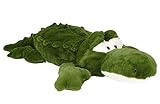 Wagner 6023 - XXL Plüschtier Krokodil Alligator - 115 cm gross Plüschkrokodil Stoffkrokodil Plüsch