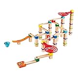 Hape Murmelbahn, Konstruktionsspielzeug aus FSC Holz, Kugelbahn ab 3 Jahren, E1100