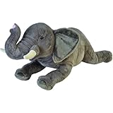 Wild Republic 18076 Republic 19552 Jumbo Plüsch Elefant, großes Kuscheltier, Plüschtier, Cuddlekins, 76 cm