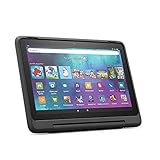 Fire HD 10 Kids Pro-Tablet | Ab dem Grundschulalter | 25,6 cm (10,1 Zoll) großer Full-HD-Bildschirm (1080p), 32 GB, kindgerechte Hülle in Schwarz.