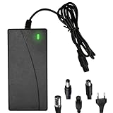 RNPKZ Ladegerät für Scooter 42V 2A, E Scooter Ladekabel,E Scooters Ladegerät für Xiaomi M365,Hoverboard Ladekabel mit 4 Anschlüssen,Netzteil Fahrrad Ladegeräte für E ScooterS Xiaomi M365 Elektroroller