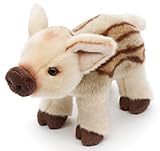 Uni-Toys - Frischling, stehend - 21 cm (Länge) - Plüsch-Schwein, Wildschwein - Plüschtier, Kuscheltier