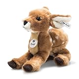 Steiff Kuscheltier Romy Rehkitz, Süßes Stofftier mit Kunststoffaugen, Kinder, Jungen & Mädchen, Plüschtier 23 cm, Hellbraun, 073991