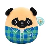 Squishmallows SQCR06622 - Prince der Mops 30 cm, offizielles Jazwares Plüsch, superweiches Kuscheltier