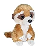 Wild Republic 21130 Hug 'ems Plüschtier, Kuscheltier, Erdmännchen 18 Cm