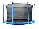 walexo Trampolin Innenliegendes Sicherheitsnetz für 6- oder 8 Stangensysteme (305 cm Ø / 6 Stangensysteme)