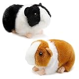 KBIBCK Plüschtier Meerschweinchen, 18cm Meerschweinchen Plüschtiere, Kuscheltier Meerschweinchen, Meerschweinchen Stofftier für Jungen Mädchen Partybedarf Kinder Geburtstagsgeschenk