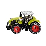 siku 1030, Claas Axion 950 Traktor, Metall/Kunststoff, Grün, Inkl. Anhängerkupplung, Räder mit gummierten Reifen