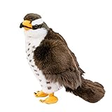 Teddys Rothenburg Kuscheltier Falke 23 cm braun/grau/weiß Plüschvogel