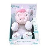 GUND Alora, das Einhorn - ca. 30 cm großes interaktives Plüschtier, singt ein ABC Lied und ein 123 Lied, spricht, klatscht in die Hände und das Horn leuchtet, ab 10 Monaten