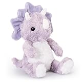 Dinosaurier Kuscheltier 24 cm Plüschtier für Mädchen, Lila Plüschtier, Soft Cuddly Friends, Warmies Kuschelfreunde zum Kuscheln und Spielen, Kuscheltier für Mädchen und Jungen, Waschmaschinenfest