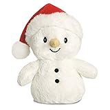 Aurora World Aurora, 74098, Glitzy Tots Schneemann, 20cm, Plüschtier, Weiß