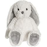 Teddykompaniet Hase Kuscheltier „Nina“ - Kuscheltier Hase weiß 28 cm – Hase Plüschtier für Kinder – Kaninchen Stofftier mit Schlappohren- Stofftier Hase extra Soft