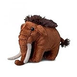 Minifeet Mammut Manni - Kuscheltier Plüschtier Stofftier Spielzeug - kuschelig weich - Geschenk für Baby Kinder Freunde Schulstart Einschulung | Höhe: 24 cm