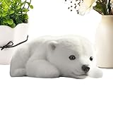 Generisch Eisbär Plüschtier | Kuscheltier Bär,Sanftes Spieltier Als Emotionale Begleitung Für Geburtstage Kinder Erwachsene Schlafenszeit Zuhause & Unterwegs Kuscheltier Geschenk