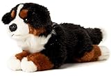 Uni-Toys - Berner Sennenhund, liegend - 38 cm (Länge) - Plüsch-Hund, Haustier - Plüschtier, Kuscheltier, Schwarz-braun-weiß