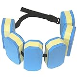 Best Sporting Schwimmgürtel Kinder 3-6 Jahre - Schwimmgurt 6-teilig verstellbar in blau-gelb mit optimiertem Verschluss für sicheren Sitz - Schwimmhilfe für die ersten Aktivitäten im Wasser