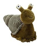 TIVUNORON Schnecke Kuscheltier Plüsch Puppe, 28cm Plüschtier Flauschiger Plüsch, Kinder Spielzeug, Geburtstagsgeschenk für Jungen und Mädchen