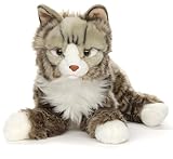 Uni-Toys - Norwegische Waldkatze - 46 cm (Länge) - Plüsch-Katze - Plüschtier, Kuscheltier