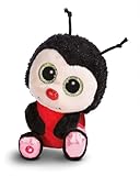 NICI GLUBSCHIS Kuscheltier Marienkäfer Lily May 15cm - schwarz - Weiches Plüschtier – niedliches Stofftier zum Kuscheln & Spielen – tolle Geschenkidee für Kinder & Erwachsene - 62593