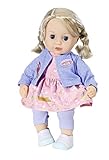 Baby Annabell Zapf Creation 706374 Little Sophia 36cm- weiche Puppe mit Langen blonden Haaren, blauen Schlafaugen, inkl. Puppenkleidung