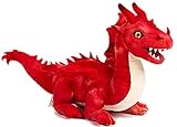 Uni-Toys - Drache rot - 40 cm (Länge) - Plüsch-Fabeltier - Plüschtier, Kuscheltier