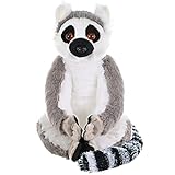 Wild Republic 10948 Plüsch Ringelschwanz Lemur Katta, Cuddlekins Kuscheltier, Plüschtier, 30 cm