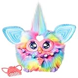 Furby Tie Dye Interaktives Plüschtier – Spricht Deutsch & Furbisch, reagiert auf Stimme, tanzt & leuchtet – 5 Spielmodi, 600+ Reaktionen, Zubehör – Elektronisches Spielzeug für Kinder ab 6 Jahren