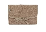 Jollein 096-001-66067 Wickelunterlage Boucle/Schleife Biscuit (71x50 cm)