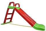 BUSDUGA Rutsche Rot - kompakte Kinderrutsche ab 18 Monate - robuster Kunststoff