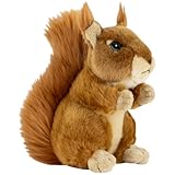 Carl Dick Eichhörnchen, Plüschtier, Kuscheltier, ca. 19cm Rückenlänge diagonal mit Kopf 1942