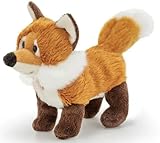 Trudi Sweet Collection 51305 Mini Plüsch Fuchs 6 x 9 x 11 cm, Größe XXS, Plüschfigur Deluxe mit realistischen Details, hochwertiges Kuscheltier mit Schlaufe, als Anhänger möglich, waschbar, Rotbraun