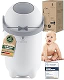 Forche® Windeleimer Baby Mülleimer Geruchsdicht Windelmülleimer ohne teure Nachfüllkassetten, perfekt für einen ganzen Tag,