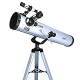 Seben Teleskop 76/700 AZ - astronomisches Spiegelteleskop inklusive Aluminium Stativ, großem Okular-Filter-Set