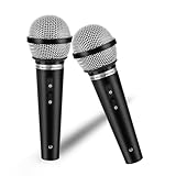 JSMTKJ 2 Stück Vorgetäuschtes Mikrofon, Spielzeug Kindermikrofon, Prop Kunststoff Mikrofon für Karaoke Bühnen oder Kostüm Requisiten Geburtstagsfeiern