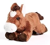 Uni-Toys - Pferd Plushie, liegend - 18 cm (Länge) - Plüschtier, Kuscheltier