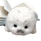 Palaufr Robben Plüschtier | Kleine Niedliche Weiche Realistische Wohndekoration - Robben Kuscheltier Spielzeug | Für Freundin Kinder Frauen Mädchen Jugendliche Teenager Sohn Tochter Familie Freunde