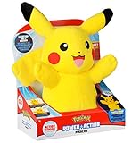 Pokémon PKW1887 - 25cm Featured Plüsch - Pikachu, offizielles Pokémon Plüsch mit Licht und Sound
