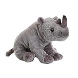 WWF Plüsch WWF00350, WWF Plüschtier Nashorn [Soft] (18cm), realistisch gestaltetes Plüschtier, Super weiches, lebensecht gestaltetes Plüschtier zum Knuddeln und Liebhaben, Handwäsche möglich